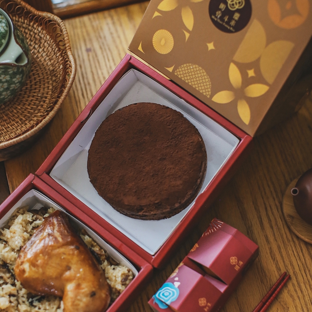 三層布朗尼蛋糕雙享禮盒