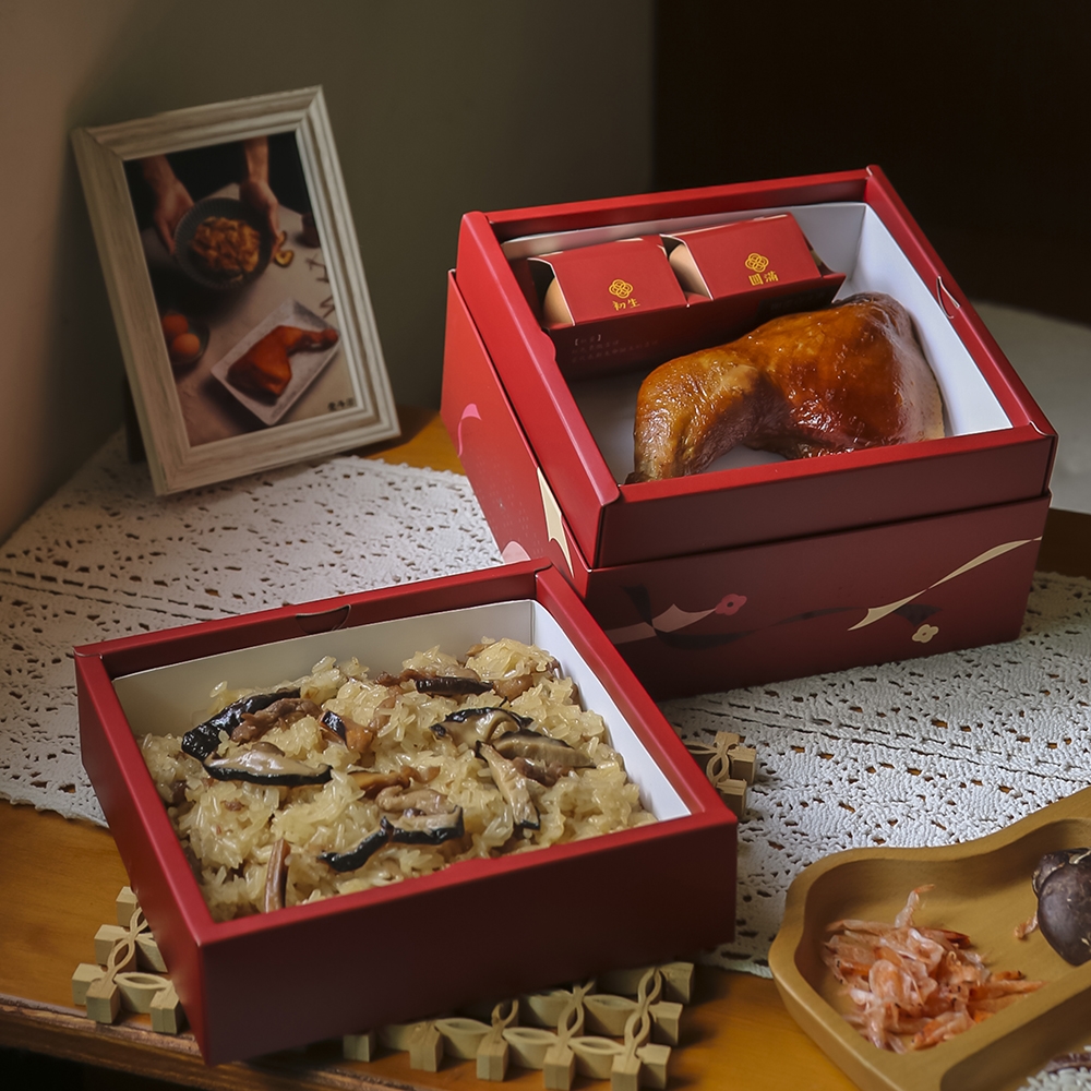 古早味油飯雞腿禮盒