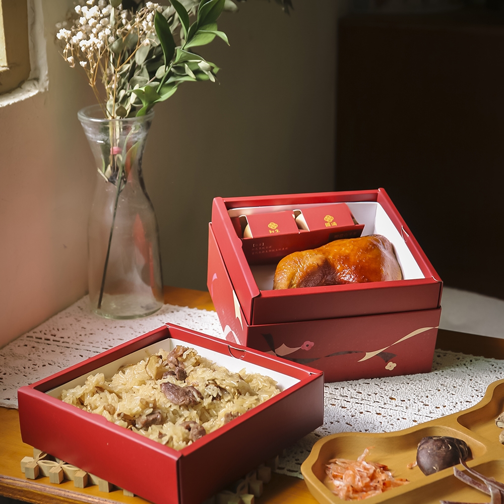 鴨肉米糕雞腿禮盒